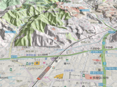 『MapLibre』を使った地図表現