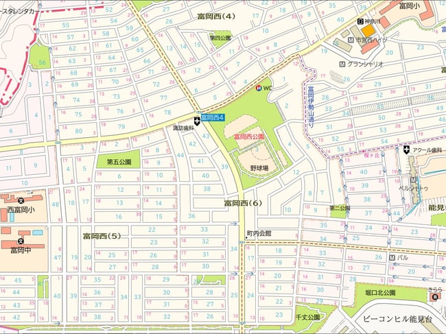 住居表示による住所表示