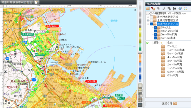 津波浸水想定区域_神奈川県