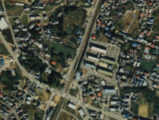 空中写真__駅舎_1984~1986年