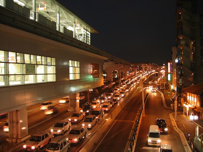 那覇市内の渋滞