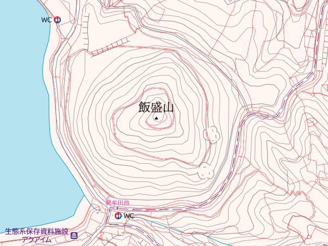 飯盛山_地図