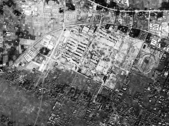 1945~1950年(空中写真_武蔵製作所前)