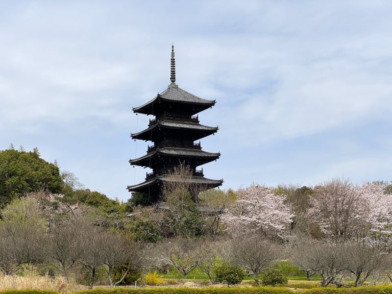 地図の雑学｜備中国分寺五重塔（岡山県）～吉備路にあるランドマークの筆～