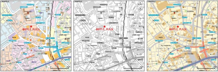 全国好きな場所の地図切り出し デフォルメマップ作成ツール 株式会社マップル